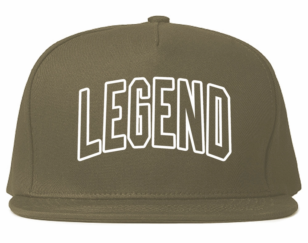 Legend Outline Mens Snapback Hat