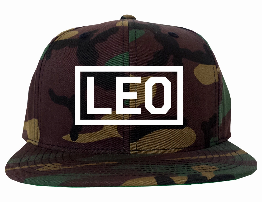 Leo Horoscope Sign Mens Snapback Hat