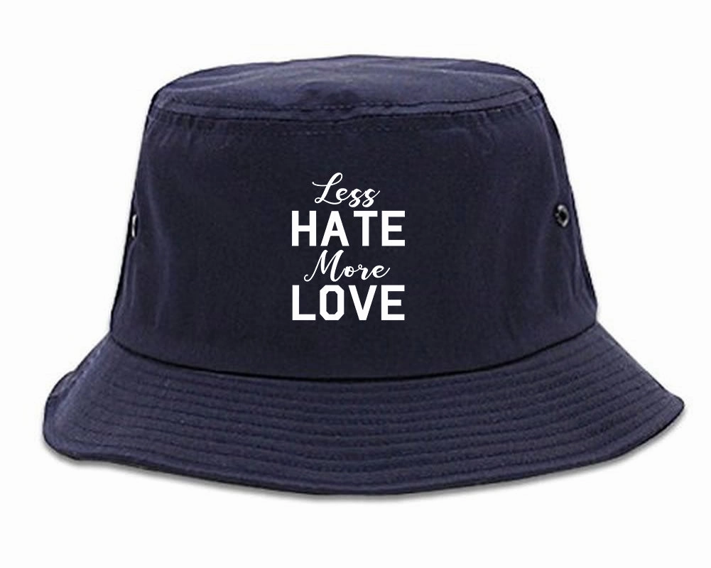 Less Hate More Love Mens Bucket Hat