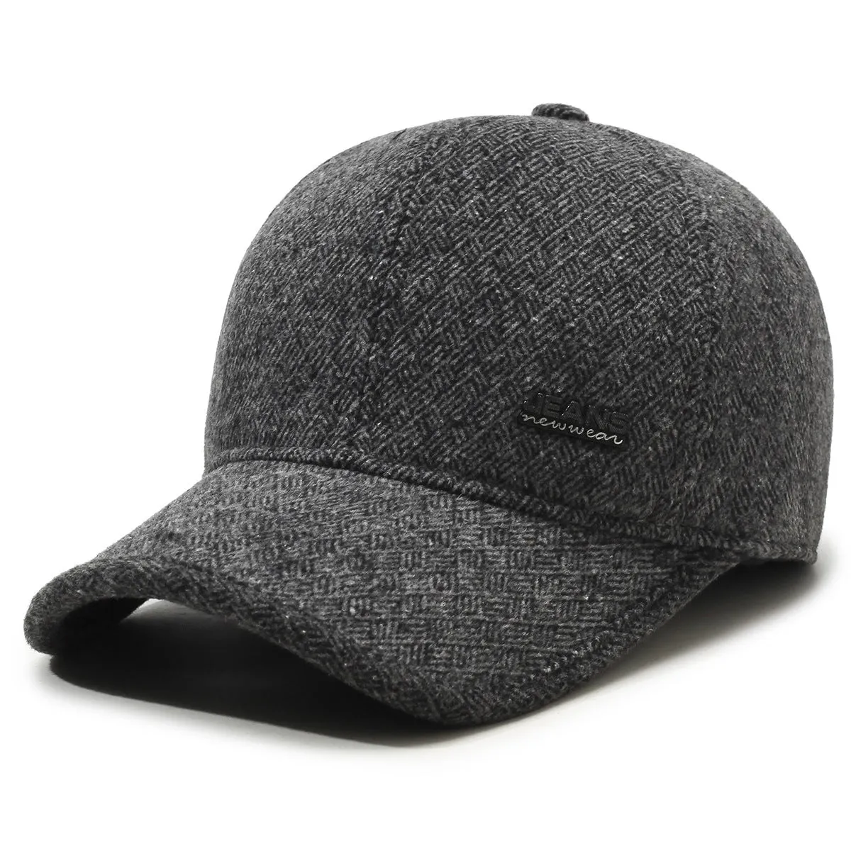 Letter Ear Protection Warm Cotton Duckbill Cap