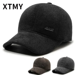 Letter Ear Protection Warm Cotton Duckbill Cap casual-baseball-cap