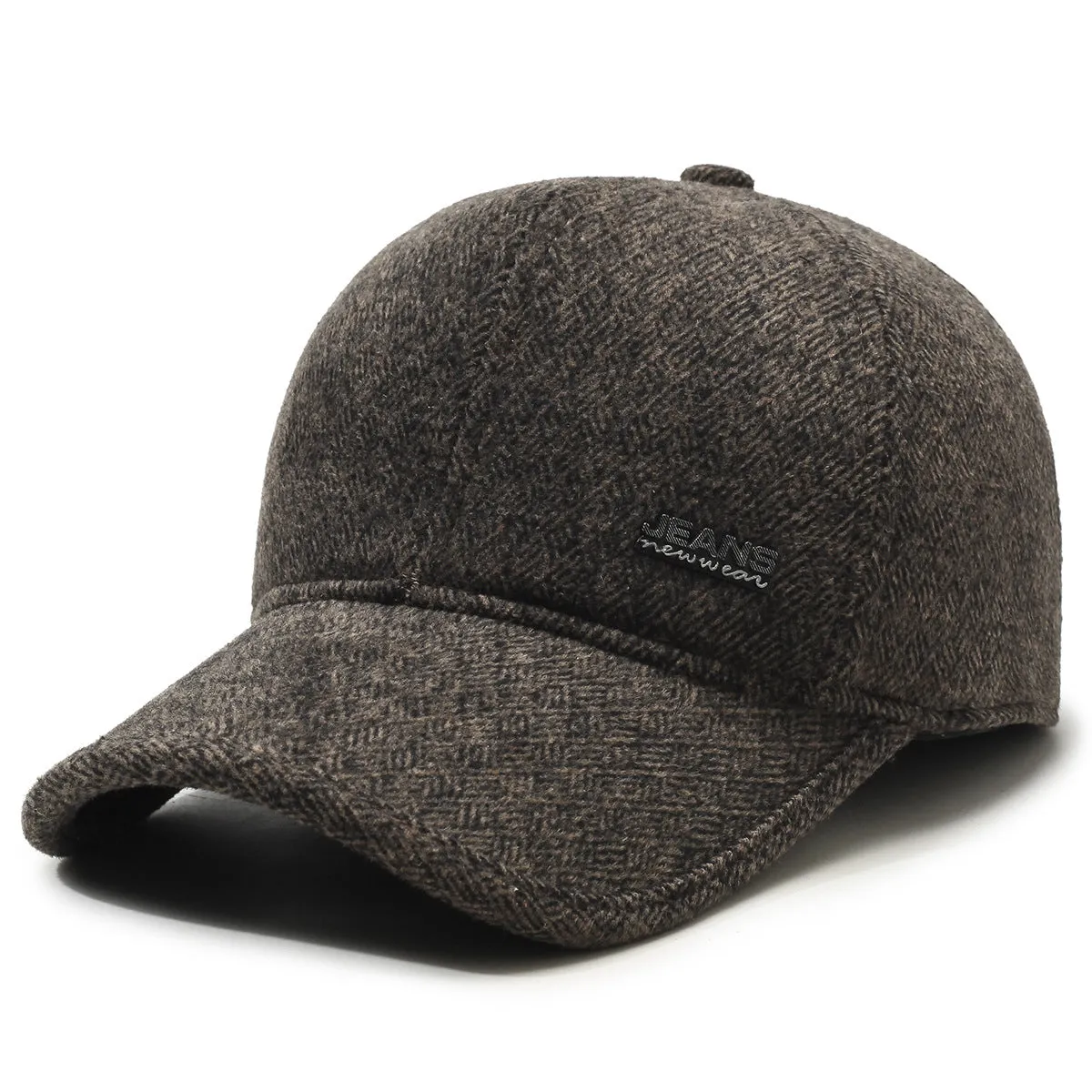 Letter Ear Protection Warm Cotton Duckbill Cap