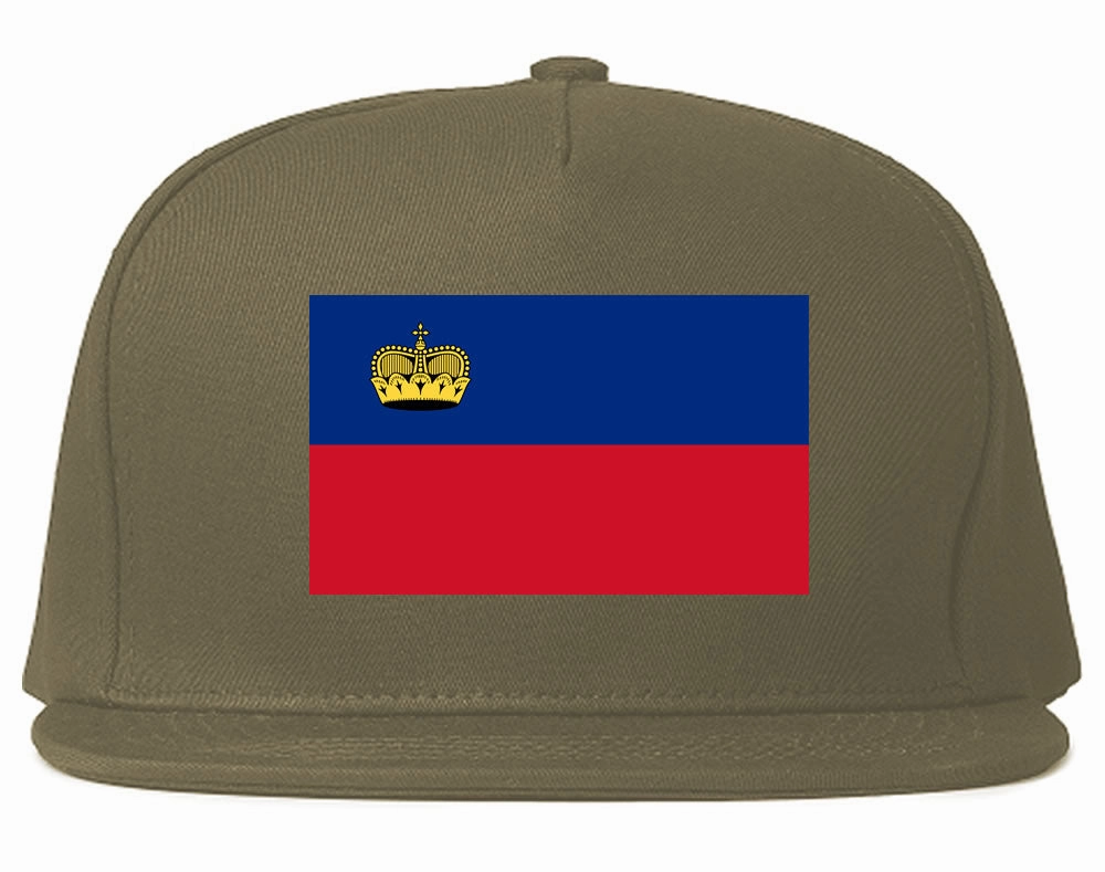Liechtenstein Flag Country Printed Snapback Hat Cap