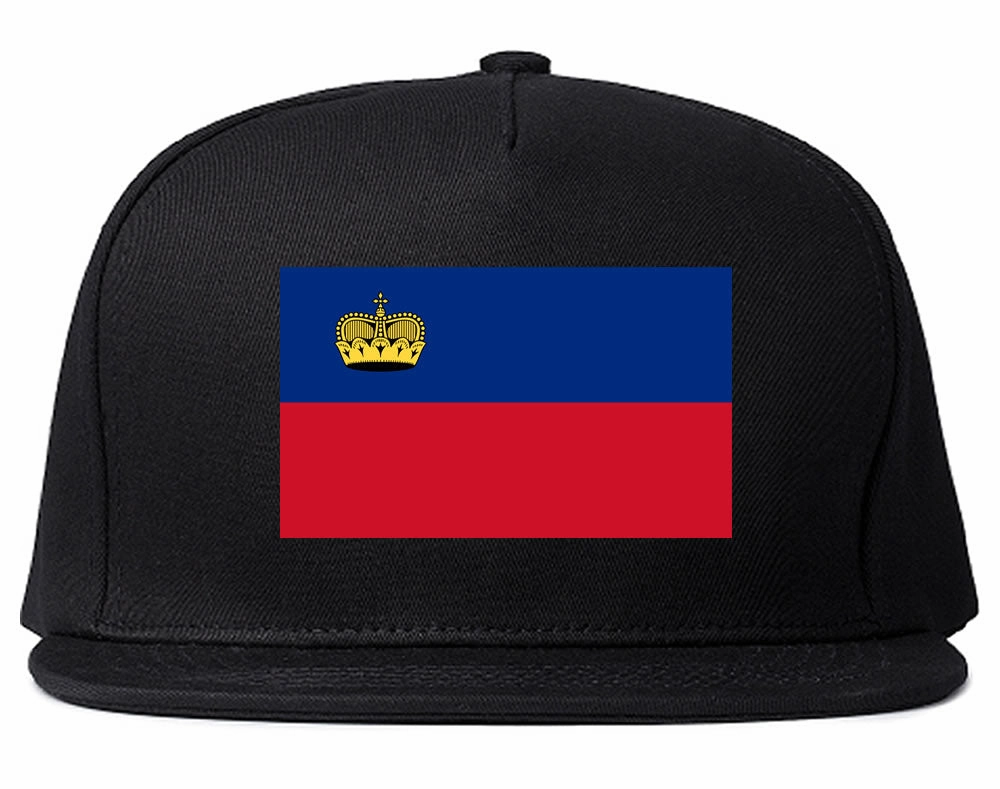 Liechtenstein Flag Country Printed Snapback Hat Cap
