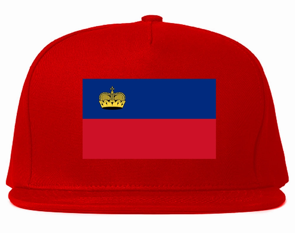 Liechtenstein Flag Country Printed Snapback Hat Cap