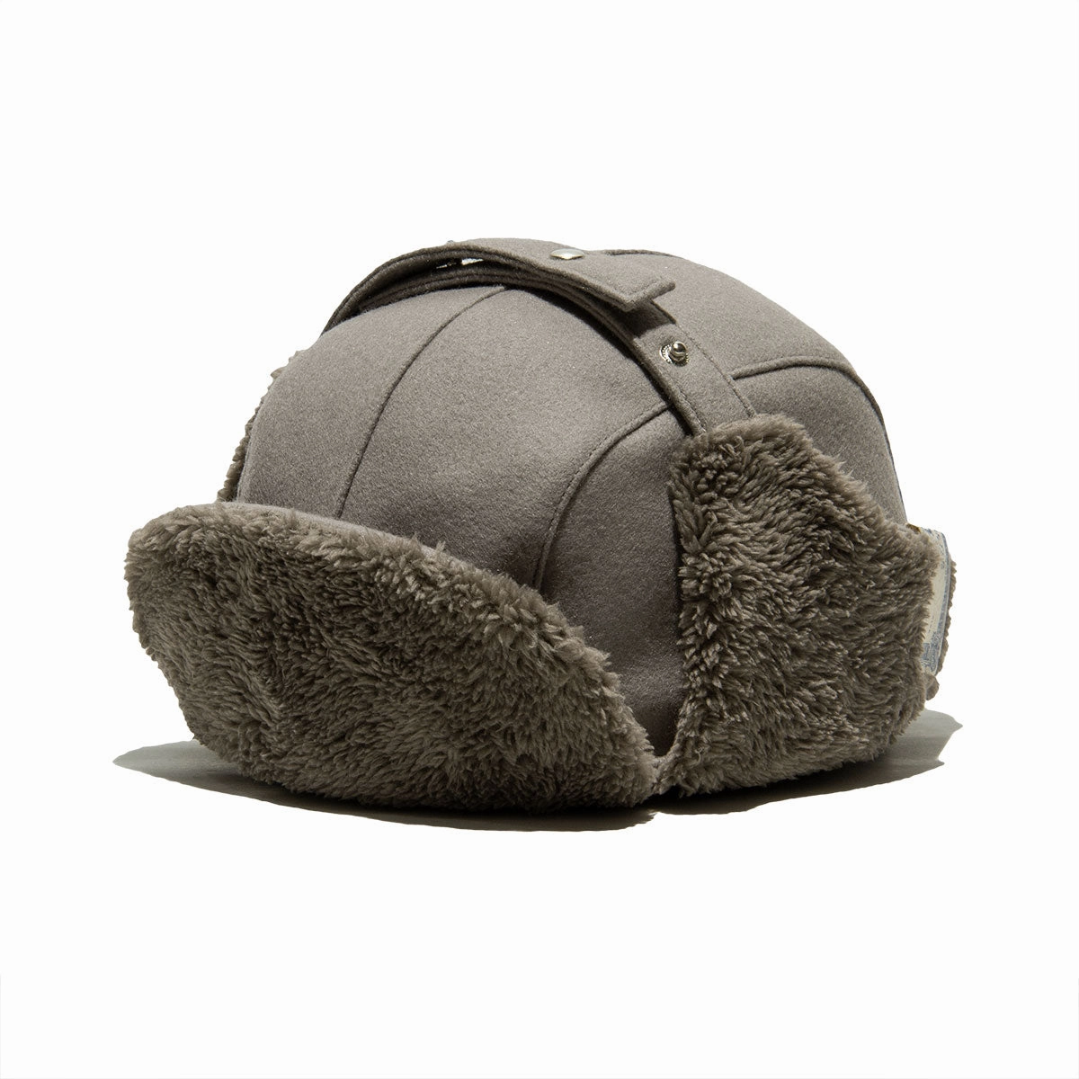 LIGHT MELTON FLIGHT CAP - Gray casual-baseball-cap