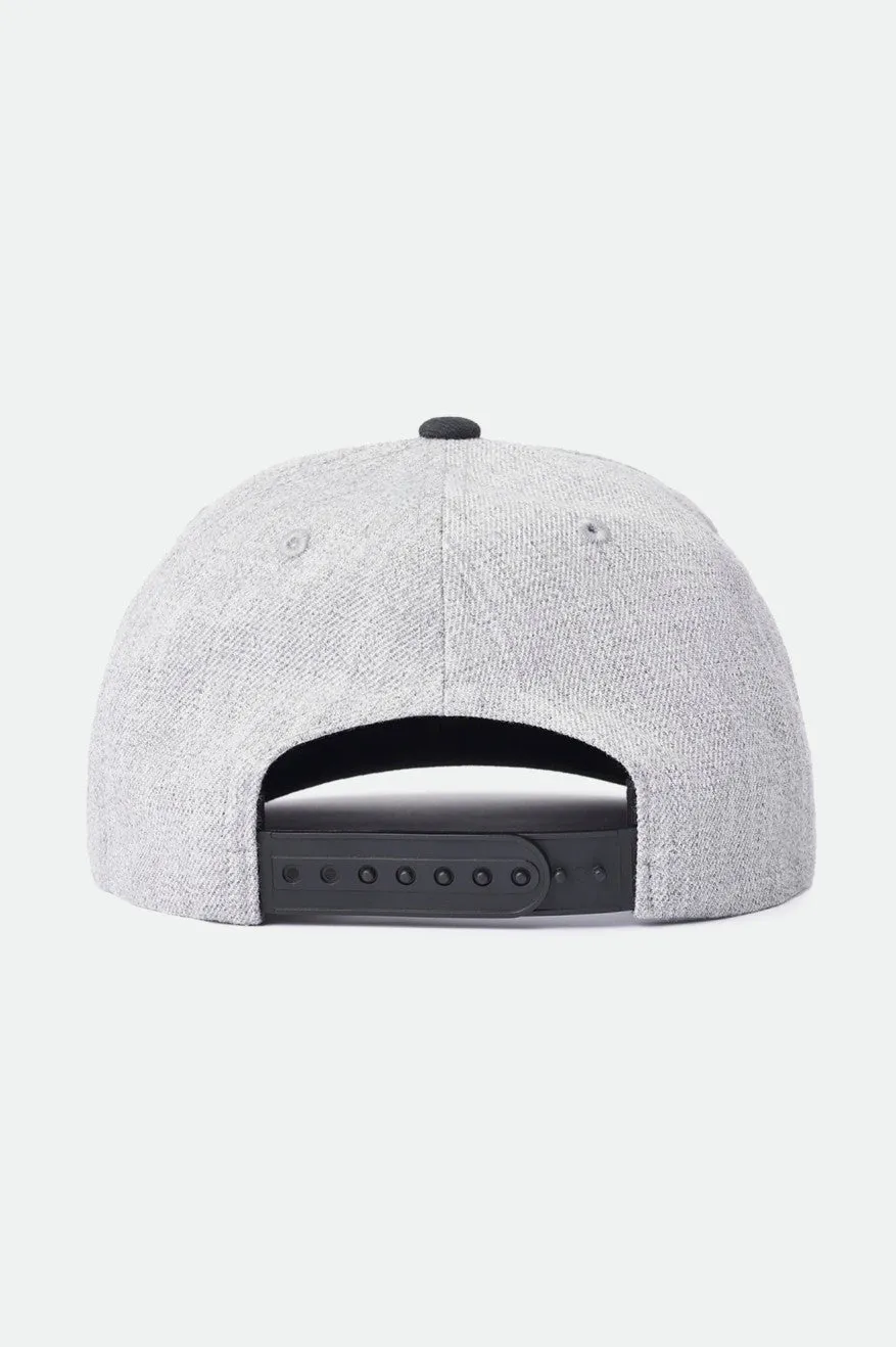 Linwood C Netplus MP Snapback - Heather Grey/Black