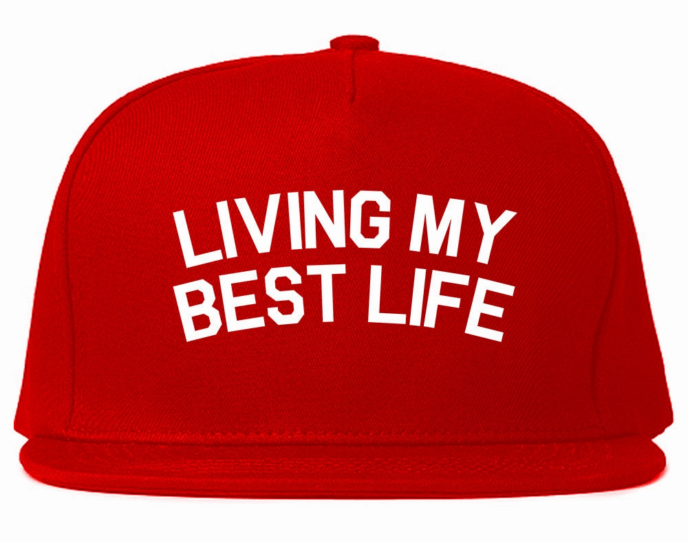 Living My Best Life Mens Snapback Hat
