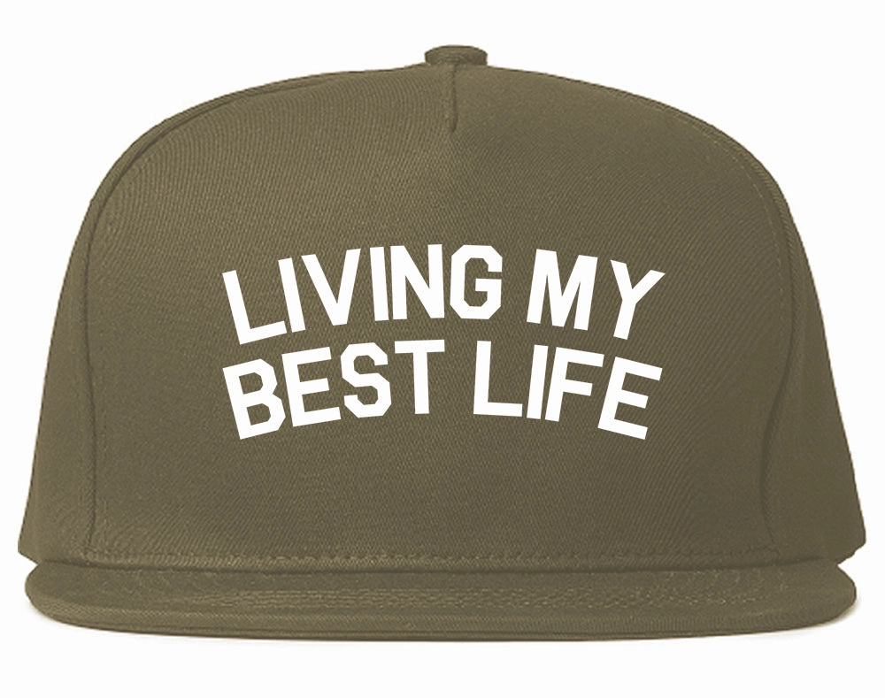 Living My Best Life Mens Snapback Hat