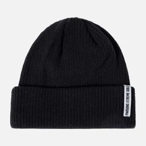 Logo Tag Rib Knit Beanie casual-dad-hat
