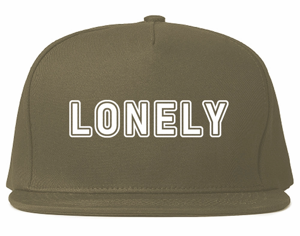 Lonely Mens Snapback Hat