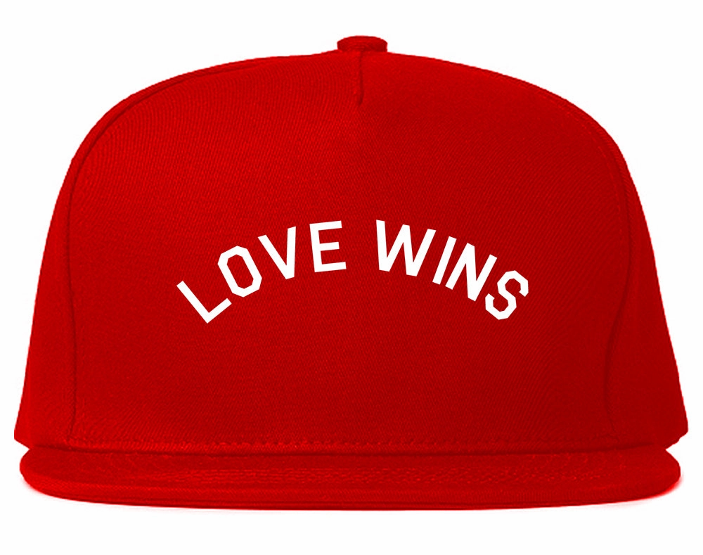Love Wins Rose Mens Snapback Hat
