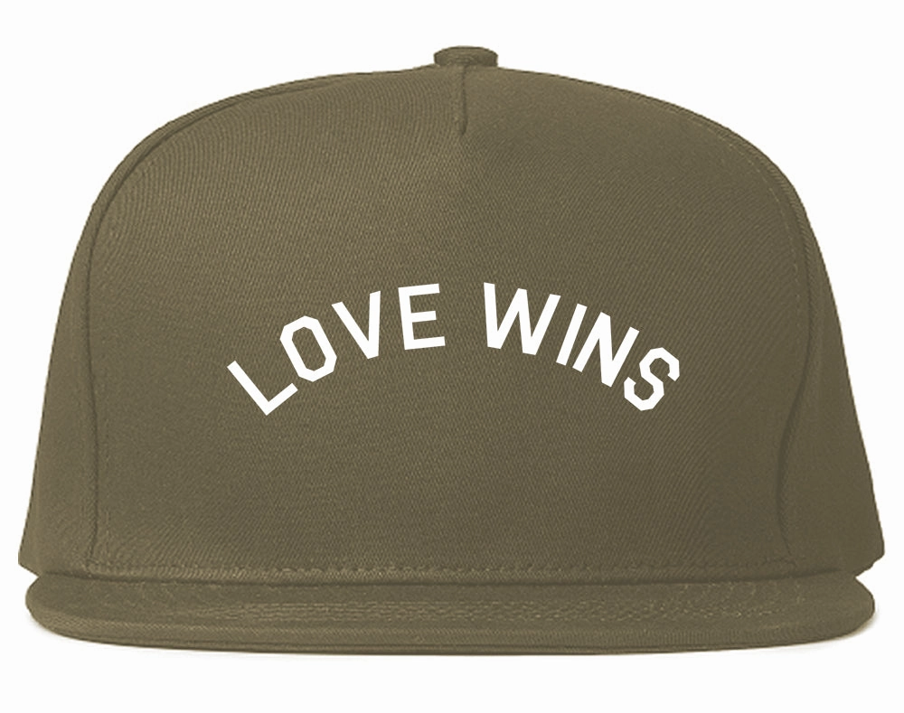 Love Wins Rose Mens Snapback Hat