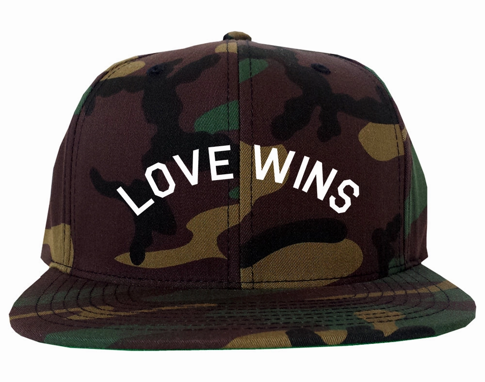 Love Wins Rose Mens Snapback Hat