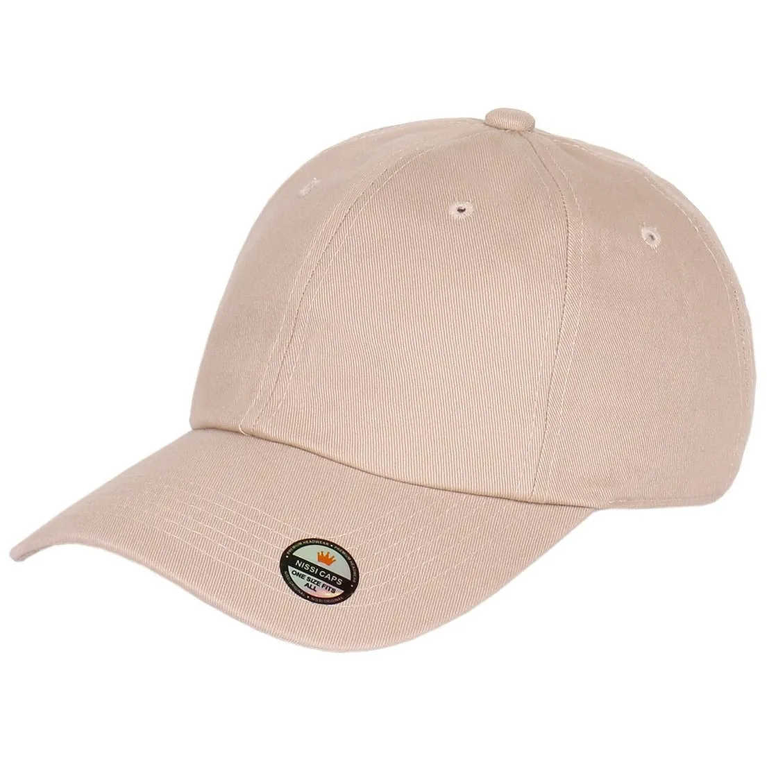 Low Profile Washed Cotton Strapback Dad Cap casual-dad-hat