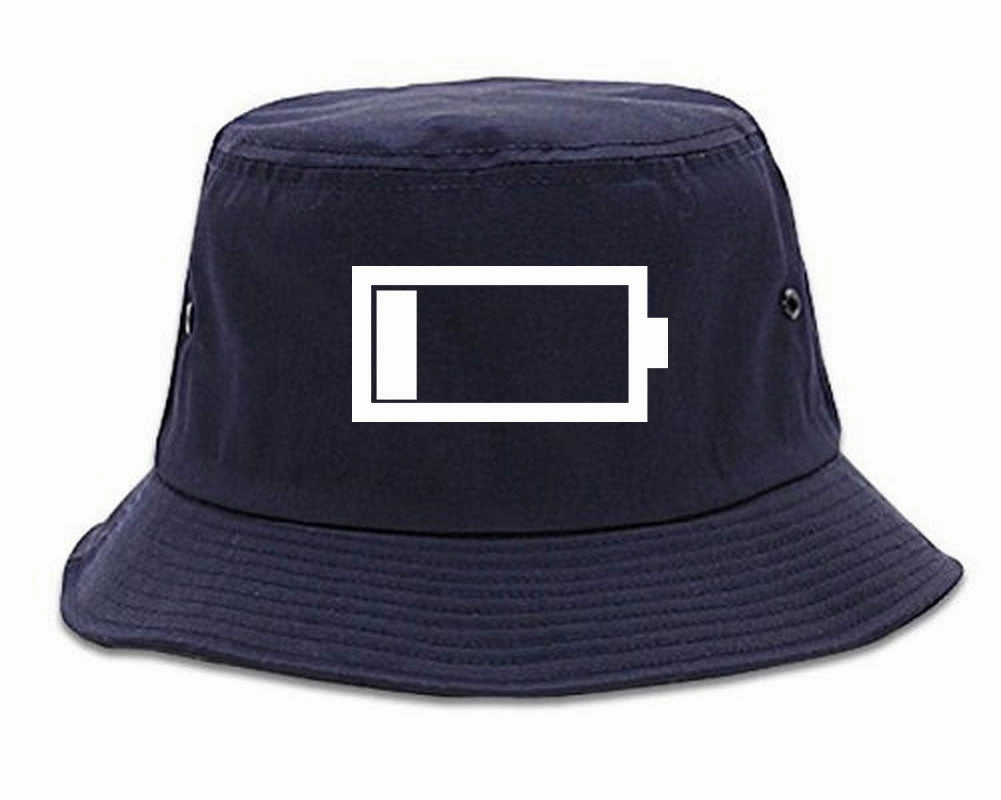 Low Battery Cell Phone Meme Bucket Hat Cap
