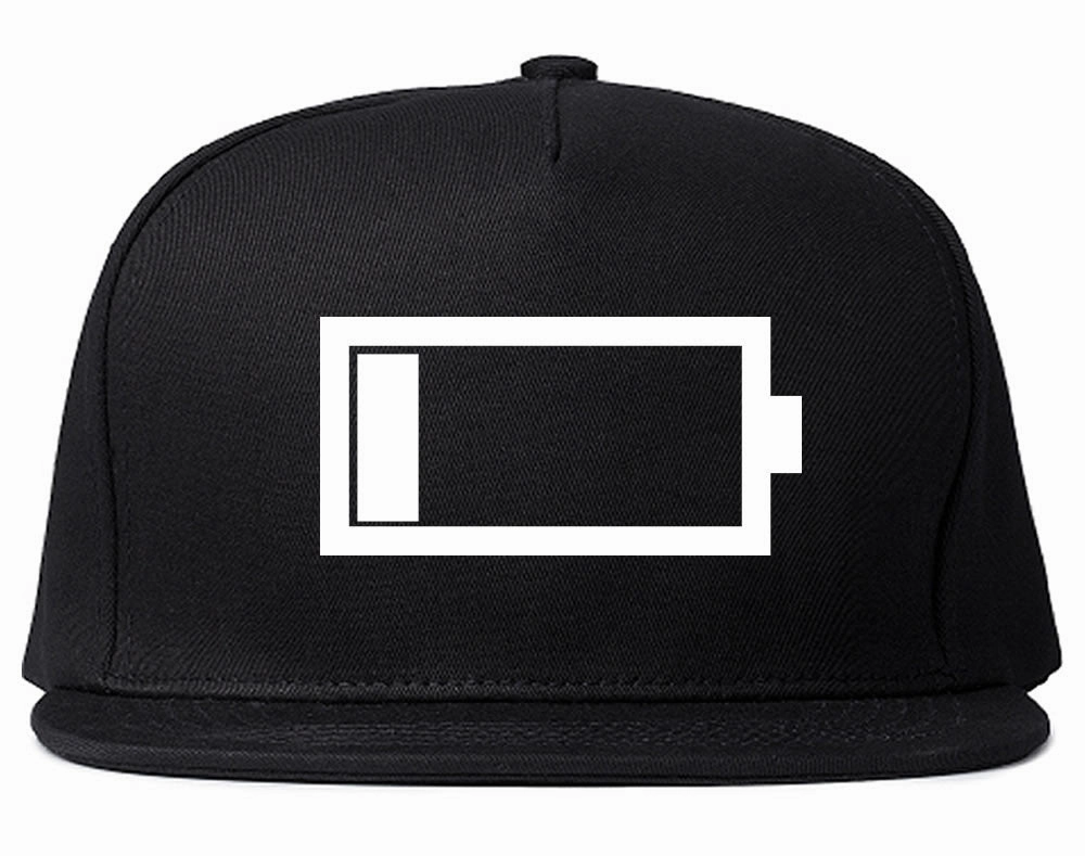 Low Battery Cell Phone Meme Snapback Hat Cap