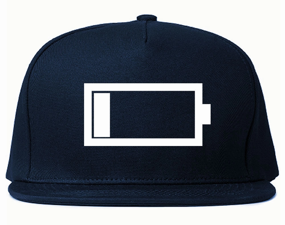 Low Battery Cell Phone Meme Snapback Hat Cap