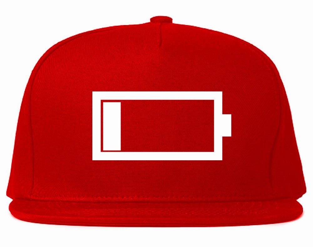 Low Battery Cell Phone Meme Snapback Hat Cap