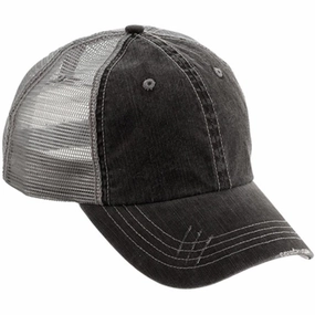 Low Profile Herringbone Cotton Twill Soft Mesh Trucker Hats fashion-beret