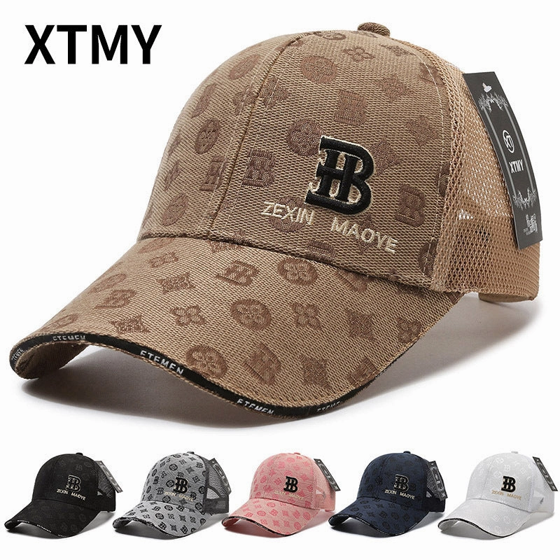 Luxury Mesh Embroidered Duckbill Cap casual-baseball-cap