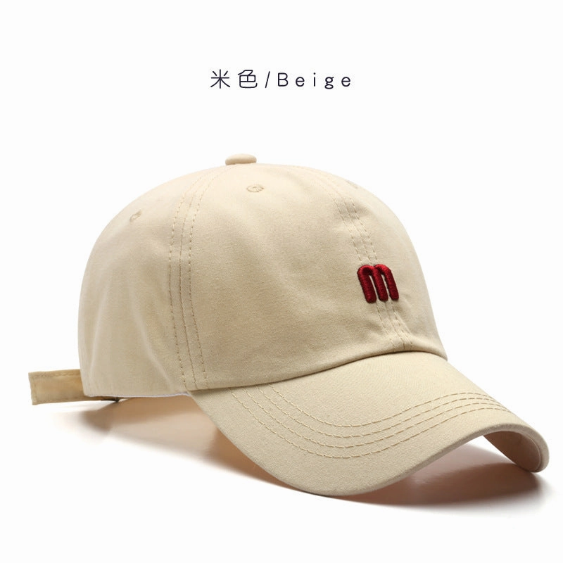 M Embroidered Baseball Cap