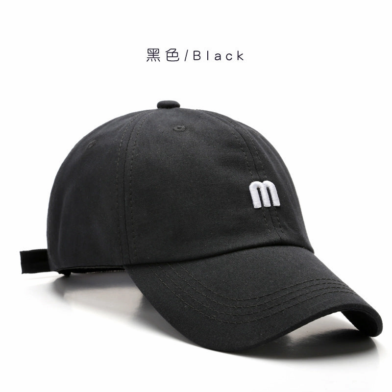M Embroidered Baseball Cap