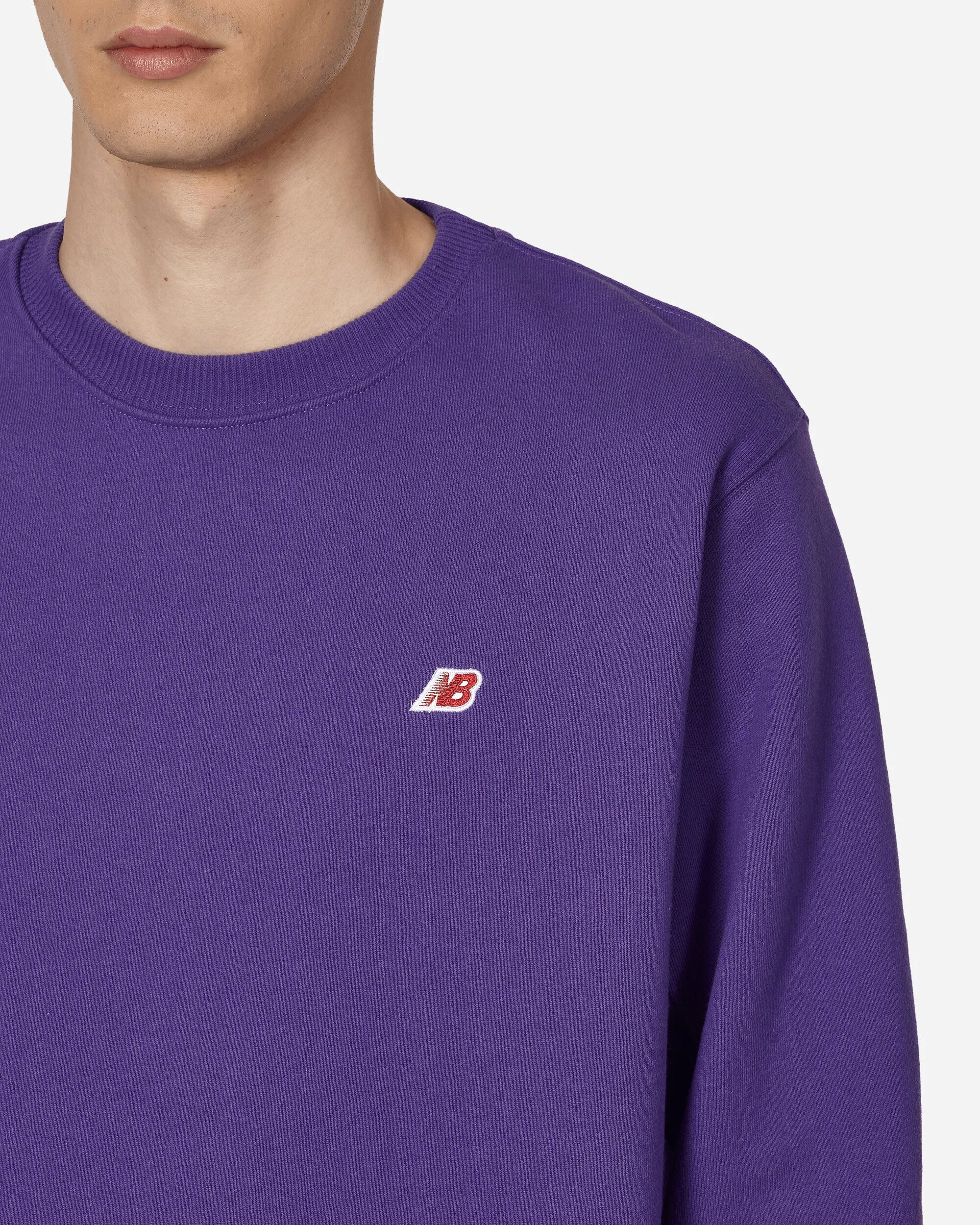 In den USA hergestelltes Core Crewneck Sweatshirt in Prismenlila