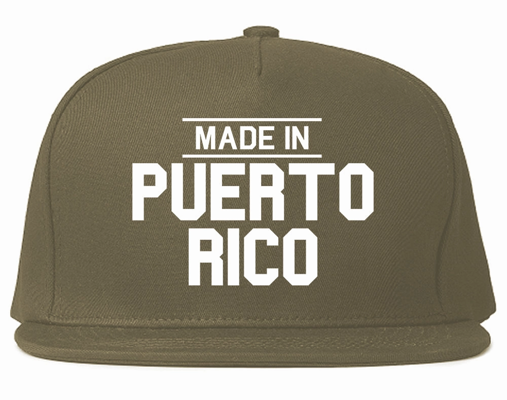Made In Puerto Rico Mens Snapback Hat