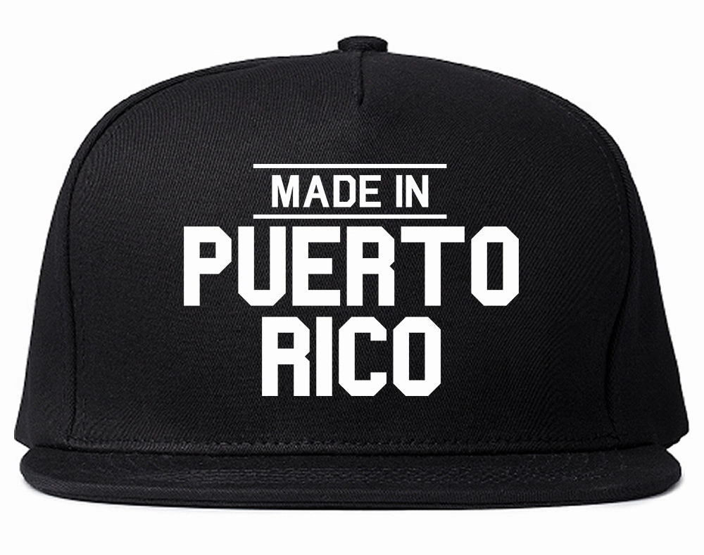 Made In Puerto Rico Mens Snapback Hat