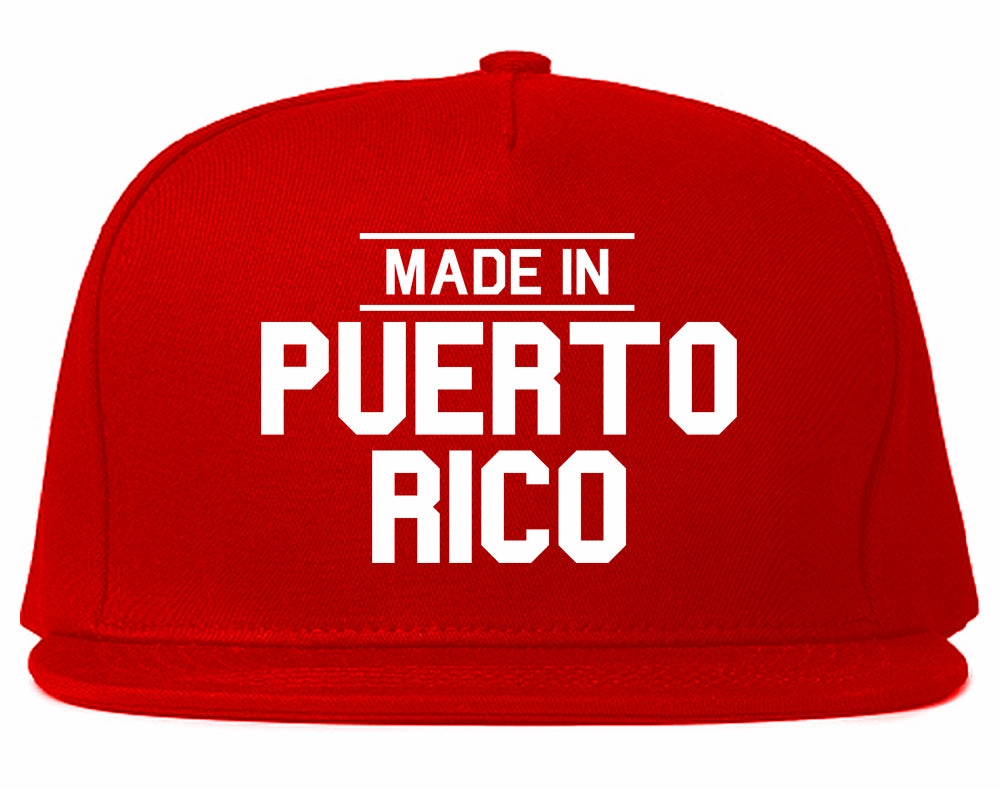 Made In Puerto Rico Mens Snapback Hat