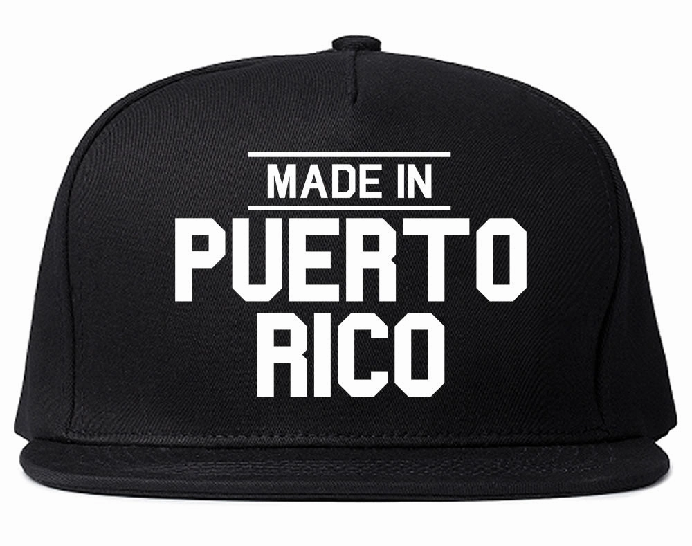 Made In Puerto Rico Snapback Hat