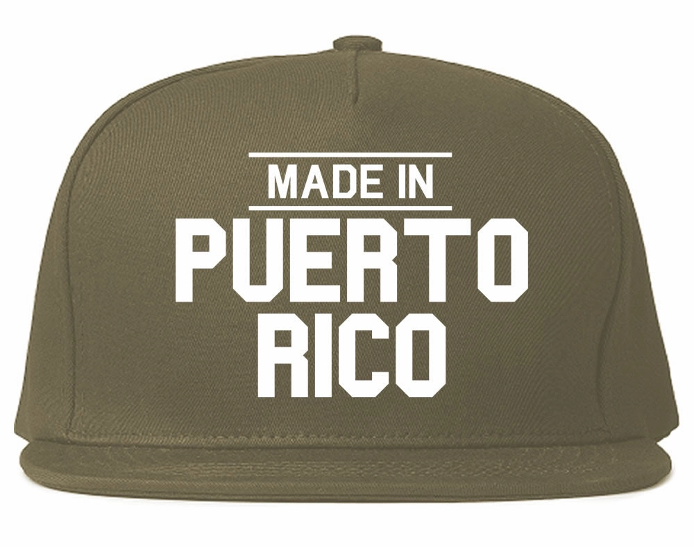 Made In Puerto Rico Snapback Hat
