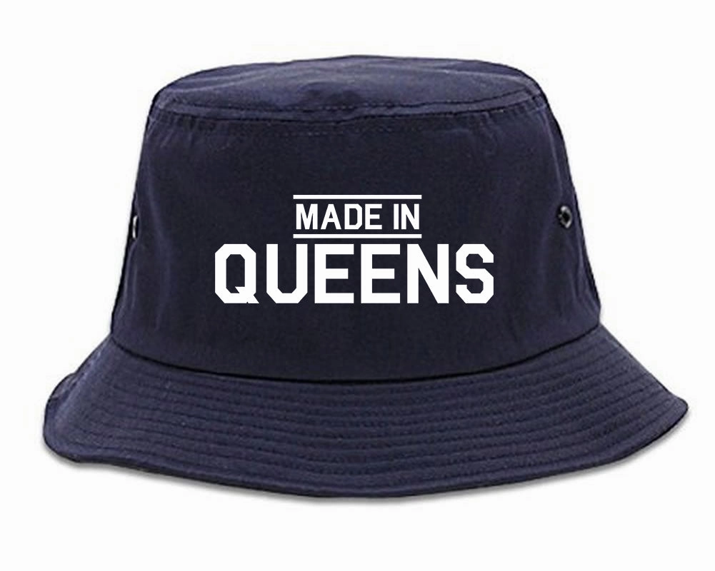 Made In Queens NY Mens Bucket Hat