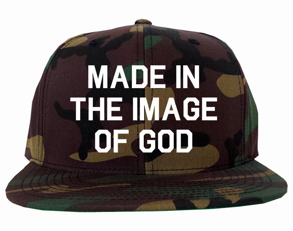 Made In The Image Of God Mens Snapback Hat