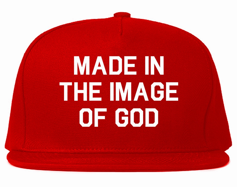 Made In The Image Of God Mens Snapback Hat