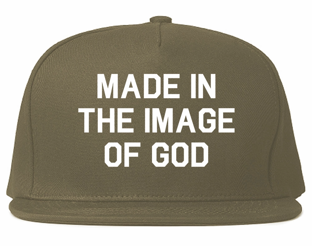 Made In The Image Of God Mens Snapback Hat