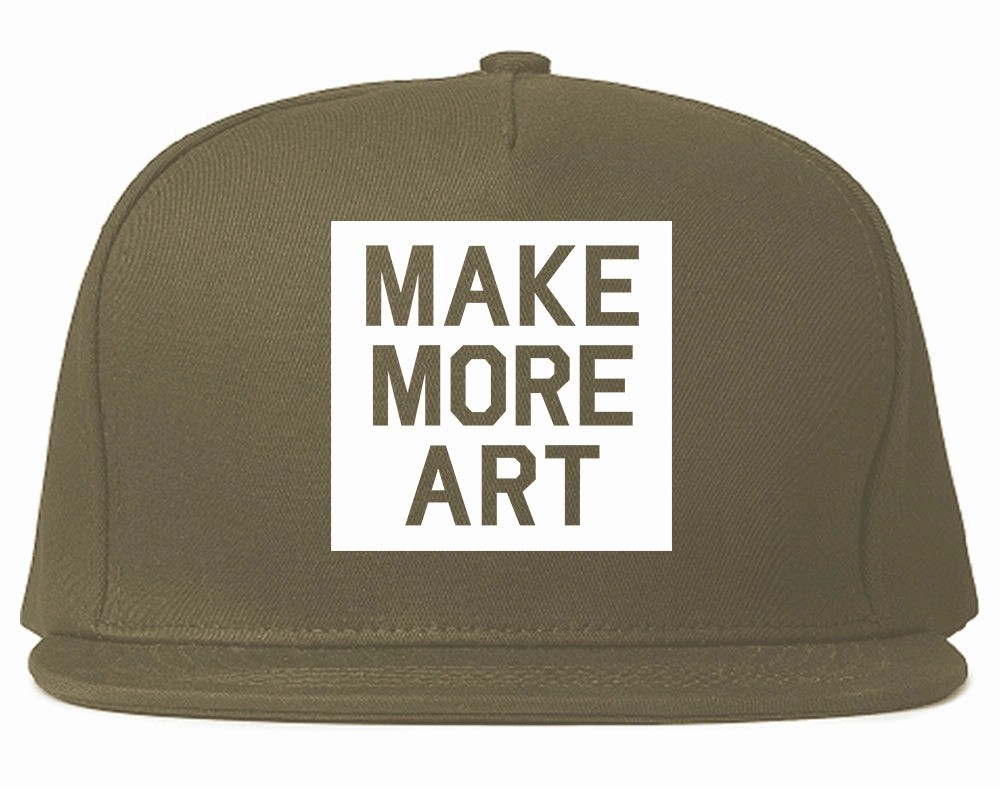 Make More Art Mens Snapback Hat
