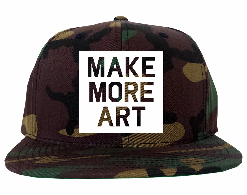Make More Art Mens Snapback Hat