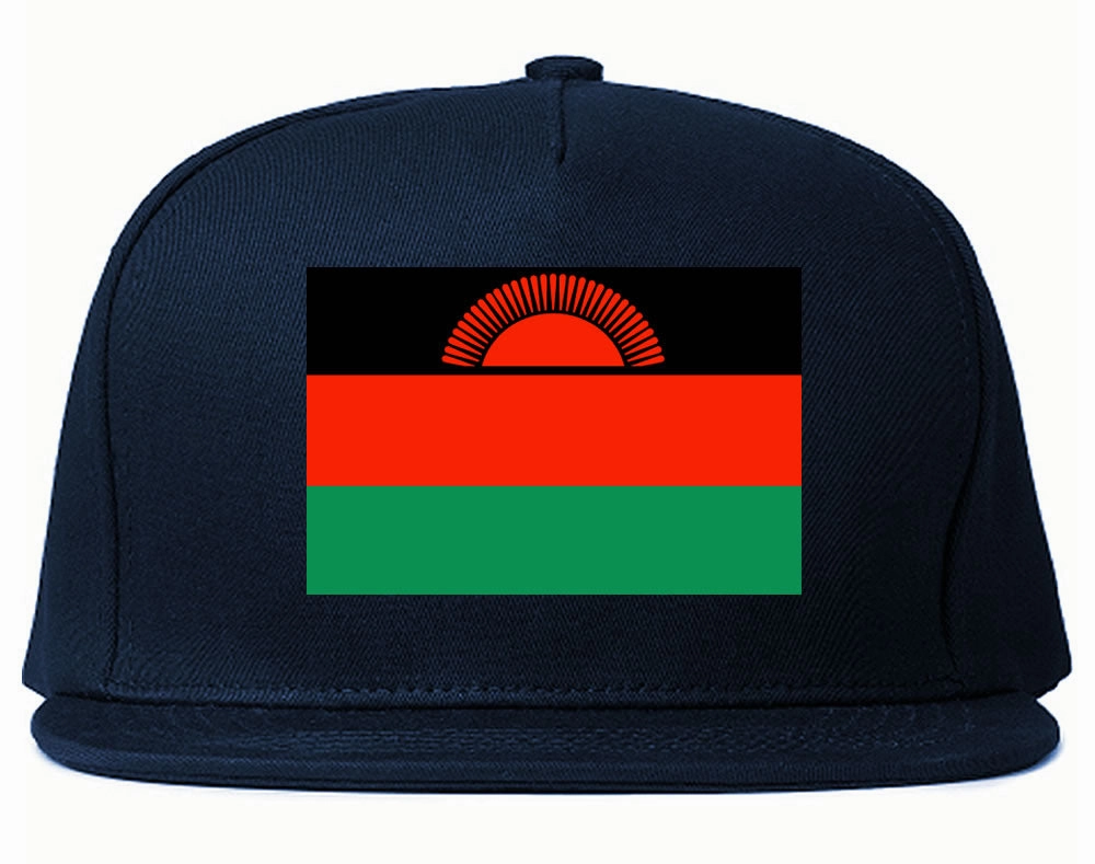 Malawi Flag Country Printed Snapback Hat Cap