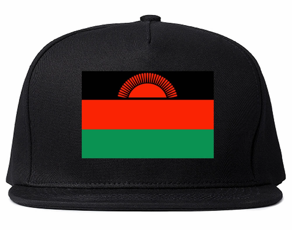 Malawi Flag Country Printed Snapback Hat Cap