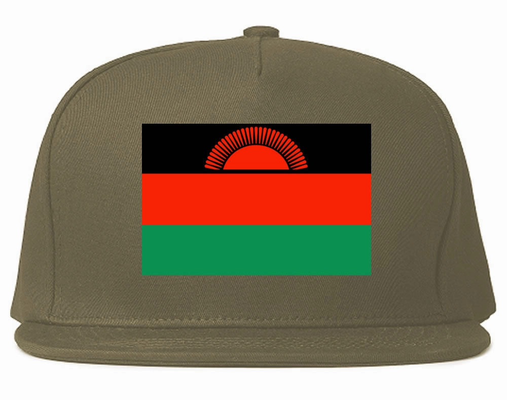 Malawi Flag Country Printed Snapback Hat Cap