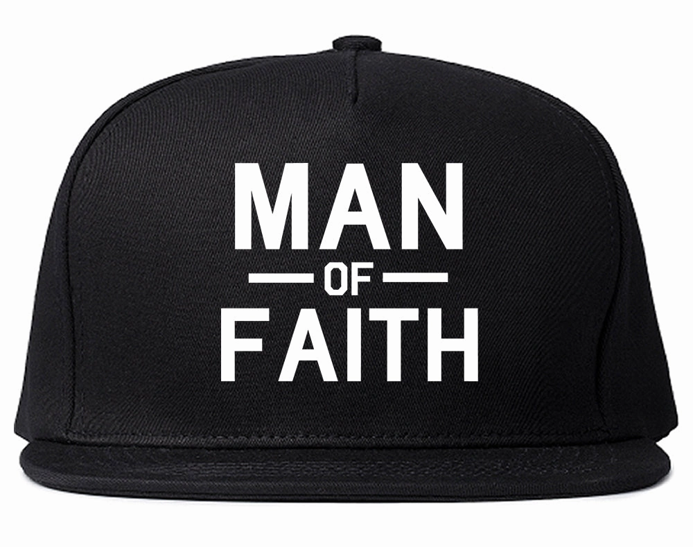 Man Of Faith God Mens Snapback Hat