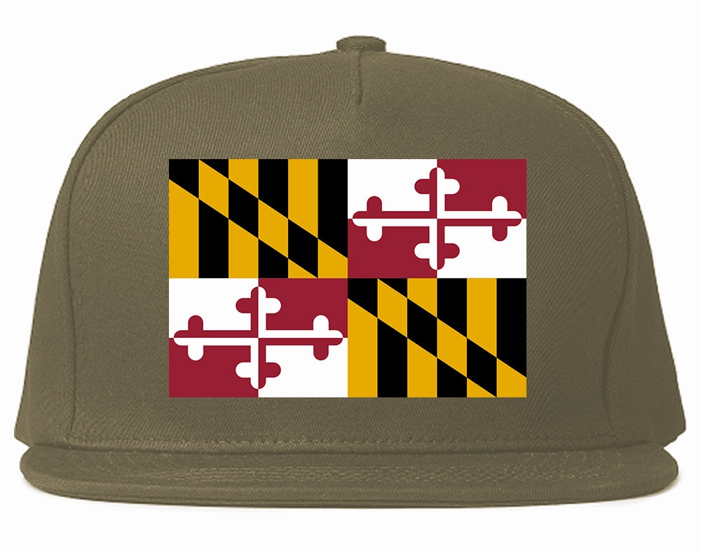 Maryland State Flag MD Chest Mens Snapback Hat