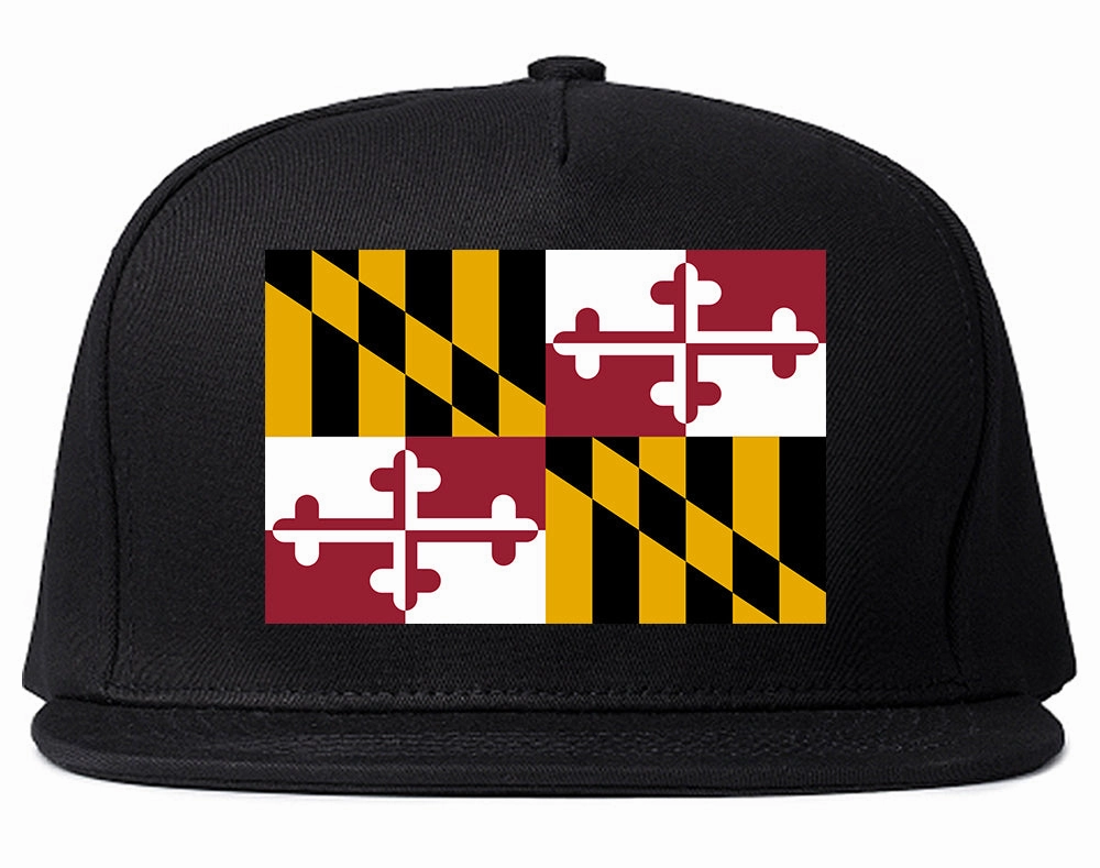 Maryland State Flag MD Chest Mens Snapback Hat