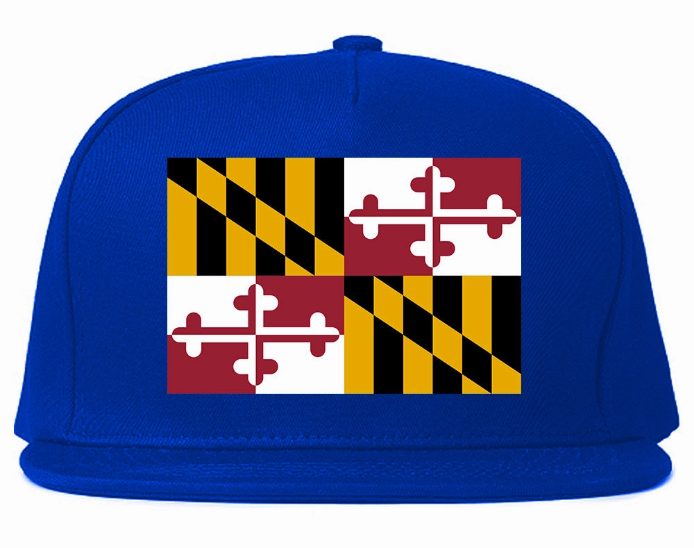 Maryland State Flag MD Chest Mens Snapback Hat