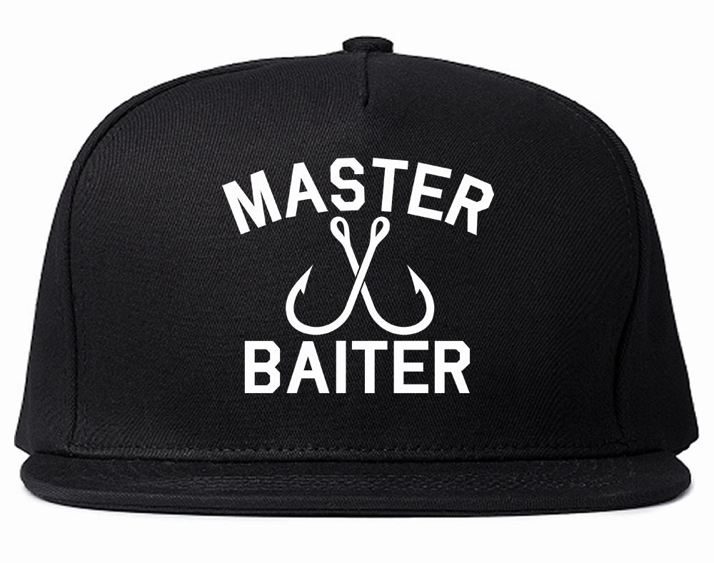 Master Baiter Fishing Hook Mens Snapback Hat