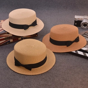 Matching Straw Sun Hats Summer spring-straw-hat