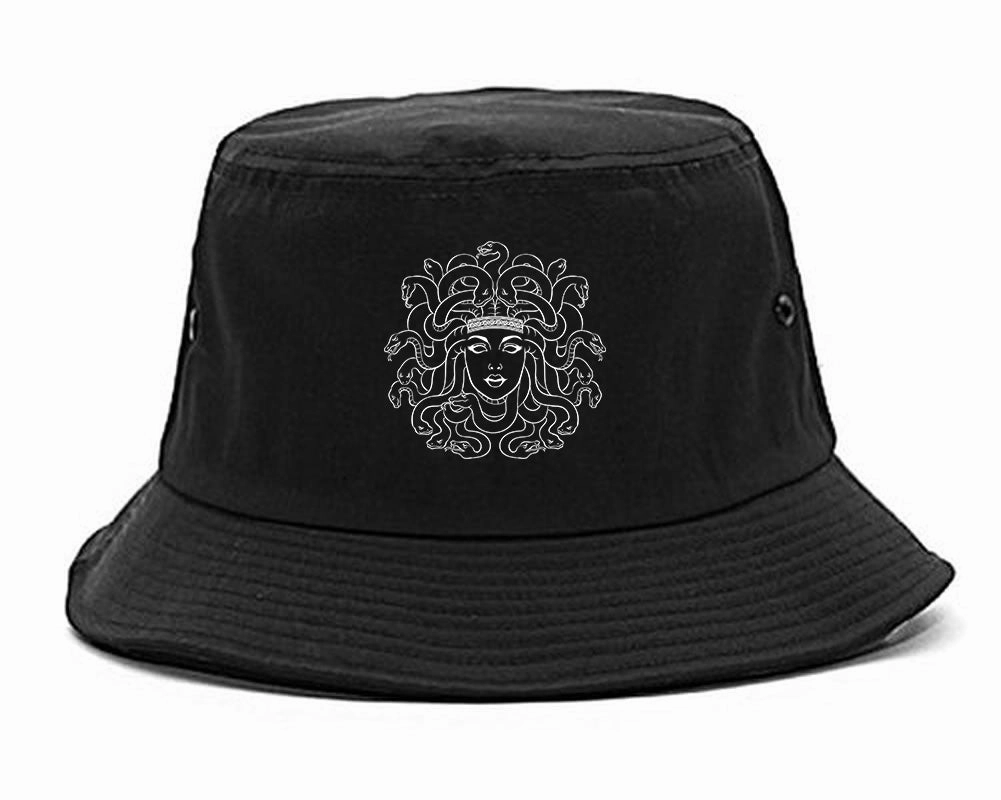 Medusa Head Snakes Mens Bucket Hat