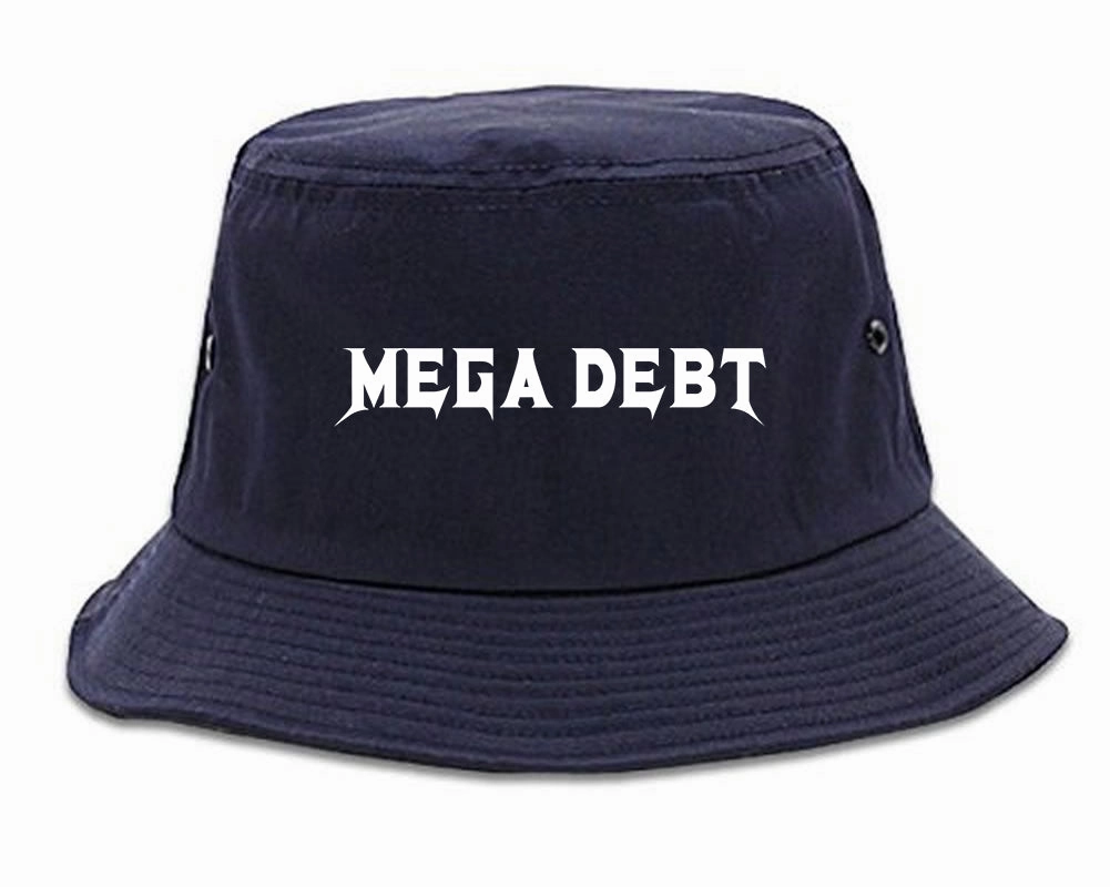 Mega Debt Funny Financial Mens Bucket Hat